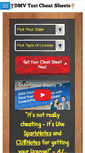 Mobile Screenshot of dmvtestcheatsheets.com